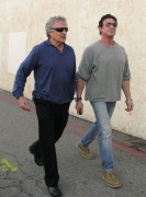 Сильвестр Сталлоне (Sylvester Stallone) walking to his car with a friend in Beverly Hills Feb 7th 2009 - 7xHQ D5c4f1207610315